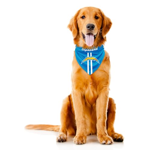 NFL Los Angeles Chargers Pet Bandana (Los Angeles Chargers / Large)