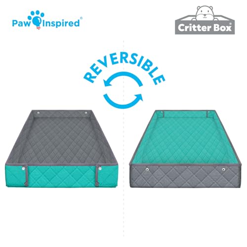 Reversible Critter Box (C&C 2x4 (12" Grids) / Gray/Green)