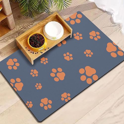 12"×20" Dog Food Mat (Blue / 12"×20")