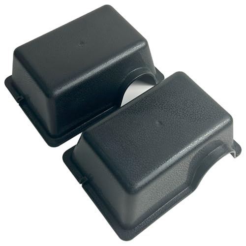 Small 2 Pcs Humid Hideout Cave for Reptiles (Black / Small (2 Count))
