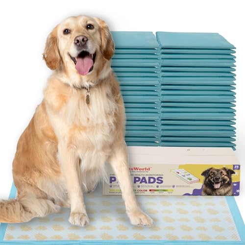 Health Monitoring Dog Pee Pads 37"x54" 25 Count (37x54 Health Indicating / 25 Count)