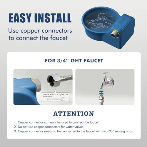 Patented Automatic Dog Water Dispenser (A Blue / 2L)