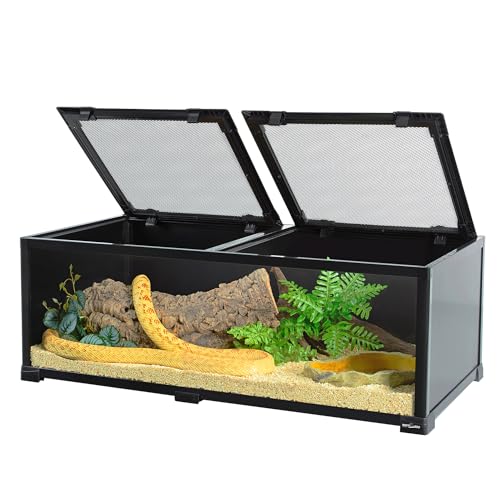 REPTIZOO 34 Gallon Glass Reptile Terrarium