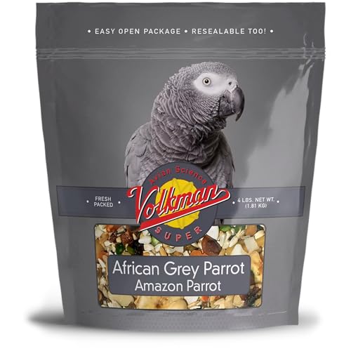 Avian Science African Grey Bird Food 4lb (4 Pound (Pack of 1))