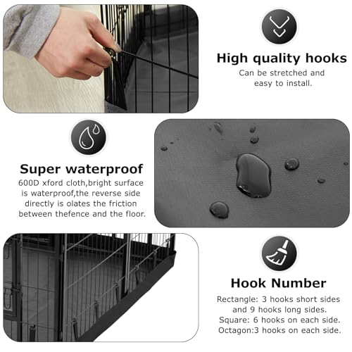 Square Playpen Bottom Pad for 24'' Width 8 Panel Pen (8-Panels 24.0"W)