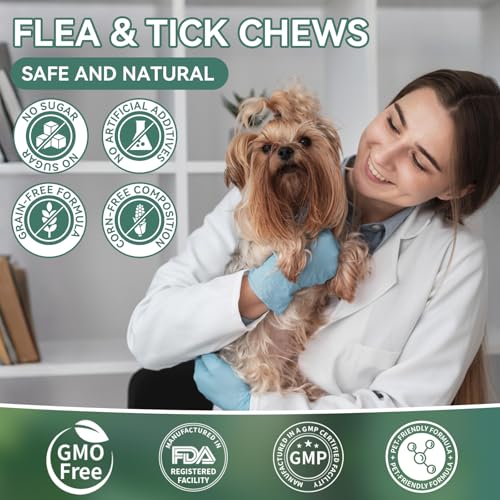Flea and Tick Prevention for Dogs Chewable