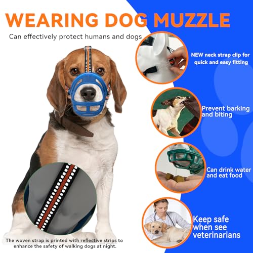 Dog Muzzle Basket Muzzle for Small Medium Large Dogs