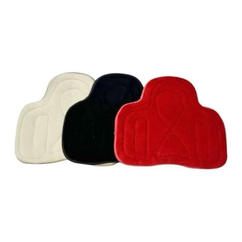 Horse Saddle Cushion Western Long Saddle Pad Horse Riding Seat Saddle Cushion Pad (50X40cm / Red style)