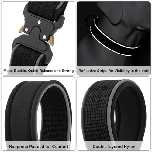 Tactical Dog Collar (S / Black)
