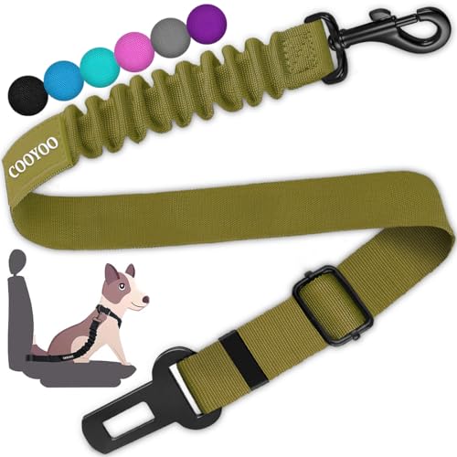 Dog Seat Belt (07-Olive)