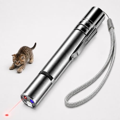 Interactive Cat Toy with Class 1 Laser Pointer