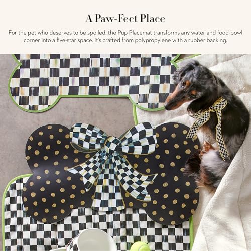 Pup Placemat Black