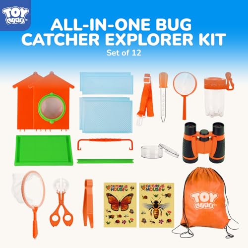 Bug Catcher for Kids (12 Pcs-orange)