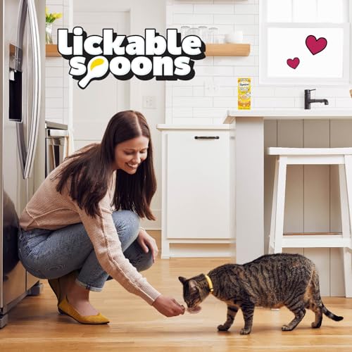 Lickable Spoons Wet Cat Treats (4 Count (Pack of 12))