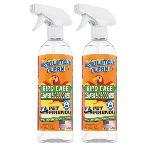 Amazing Bird Cage Cleaner and Deodorizer (16 Fl Oz (Pack of 2))