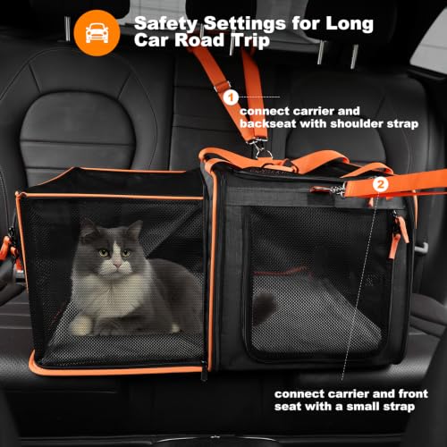20x14x14 Expandable car Travel Carrier (black)