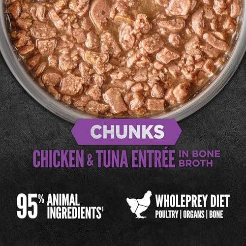 Chunks & Shreds Wet Cat Food Kitten Entrée 5.5oz Cans (5.5 Ounce (Pack of 6))