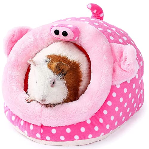 Animal Bed Guinea Pig Accessories Cage Habitat Toy Hideout House Washable (L / 2-Pig)