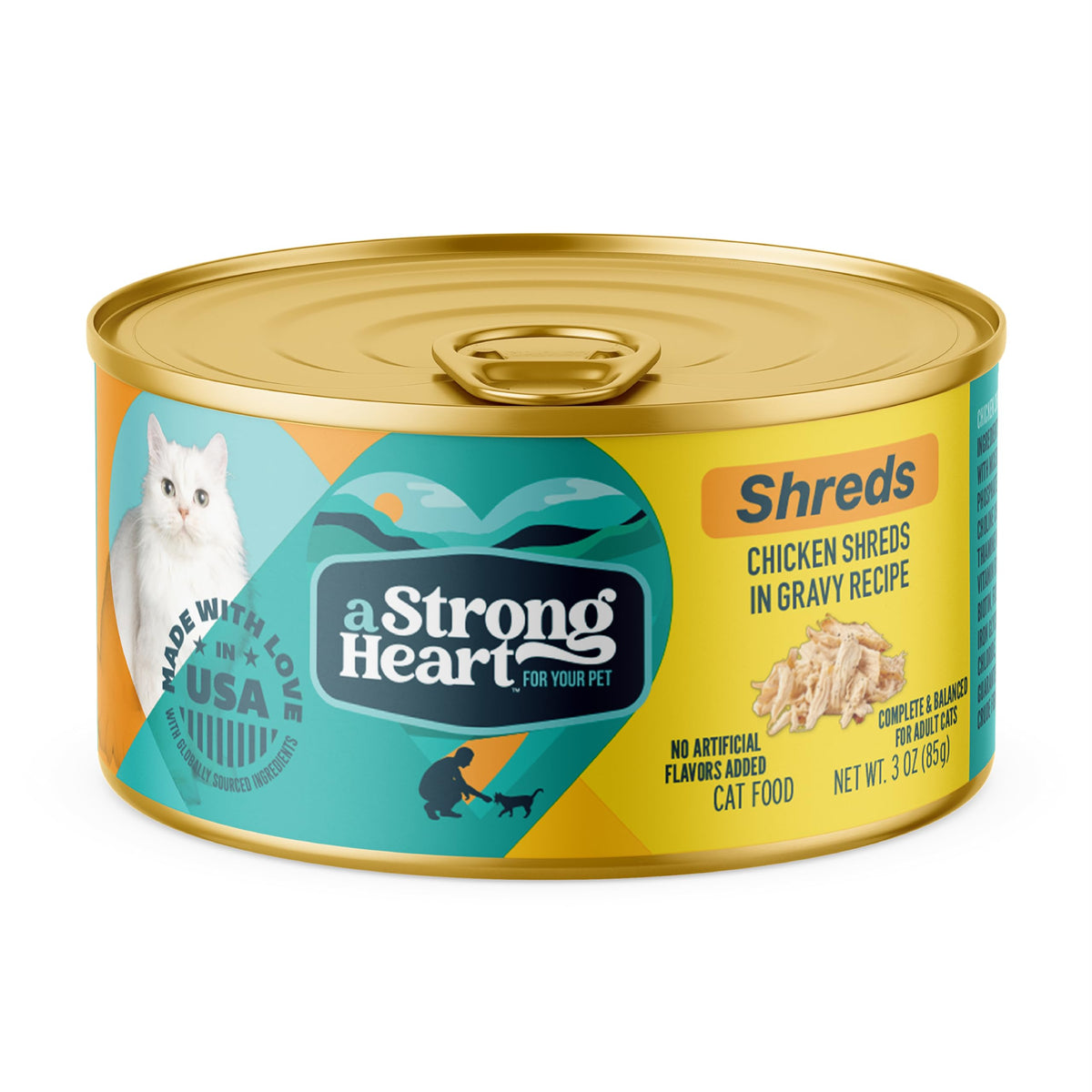 A Strong Heart Cat Food (3 Ounce (Pack of 24))