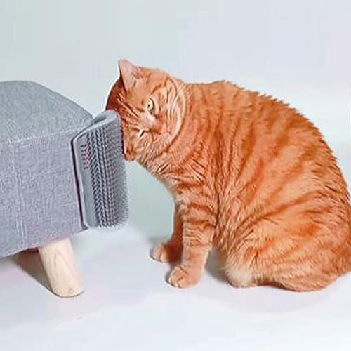 2PCS 6.1" Extended Cat Self Groomer (grey)