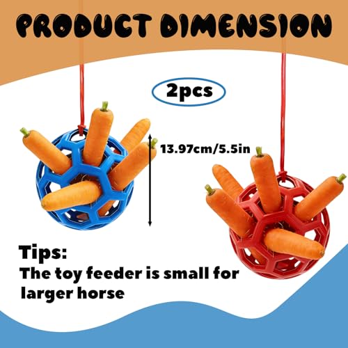 2 Pcs Hay Ball for Horses to Play with
