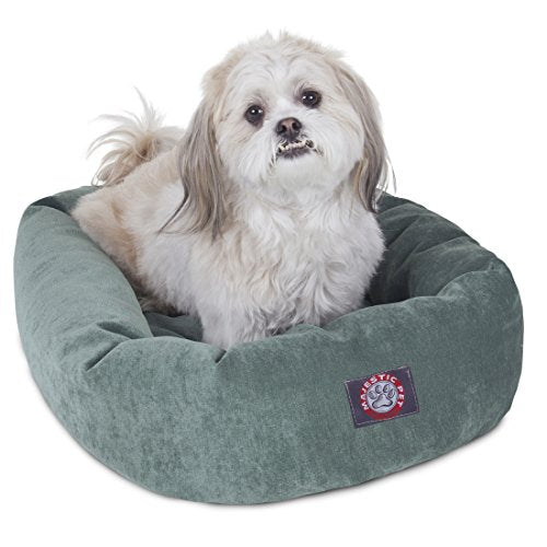 Micro Velvet Dog Bed (Azure)