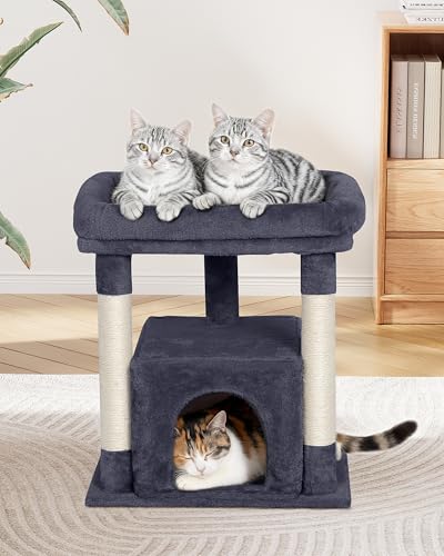 23.6" Cat Tree for Large Cat (Dark Gray)