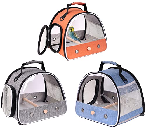Small Bird Travel Carrier (Orange)