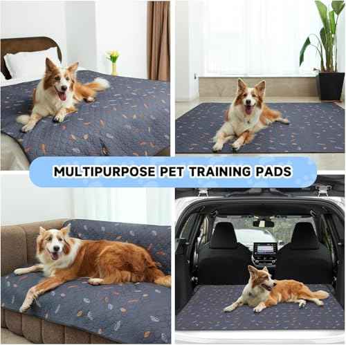 Washable Pee Pads for Small Pet 5 (Leaves - Pink / 12x12 Inch (Pack of 5))