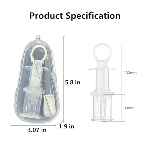 Pet Liquid Feeding Kit Pet Feeding Syringe Soft Tip (White)