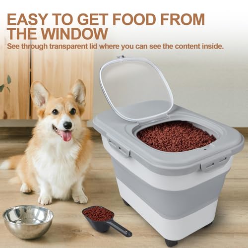Dog Food Storage Container (Grey / Medium)