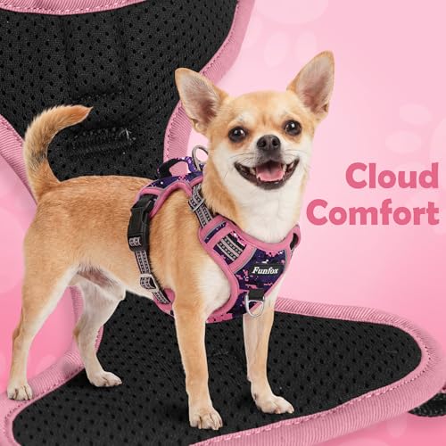 Dog Harness No Pull (Mosaic Pink / Large)