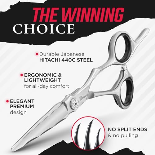 Professional Hair Cutting Scissors 6” Japanese Steel Hair Shears