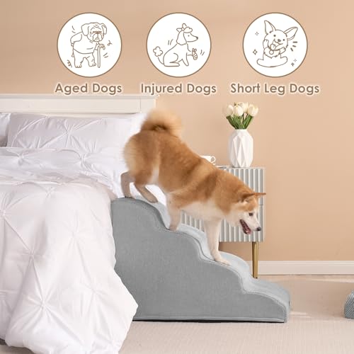 Curved Dog Stairs Ramp