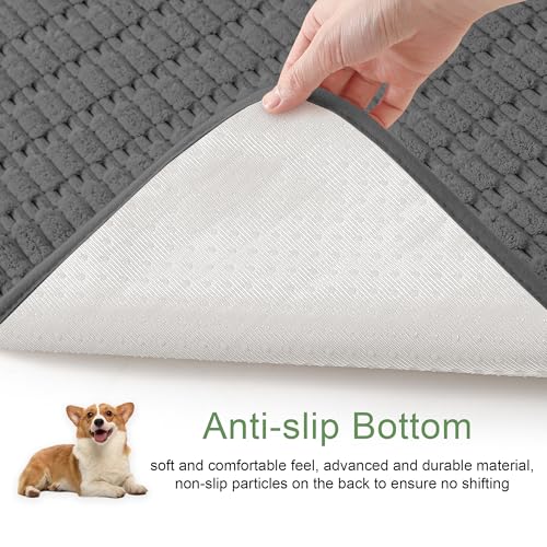 Washable Pee Pads for Dogs Puppy Pad (Dark Grey / 40"x40"(Pack of 2))