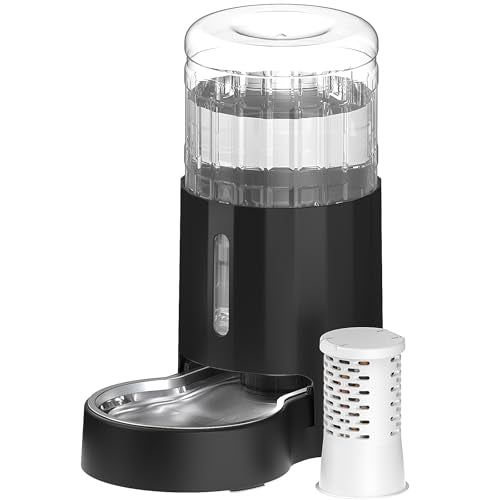 Automatic 5L Filter Dog and Cat Water Dispenser (Black+Filter / 5L)