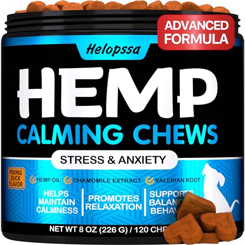 Hemp Calming Chews for Dogs (120 chews)