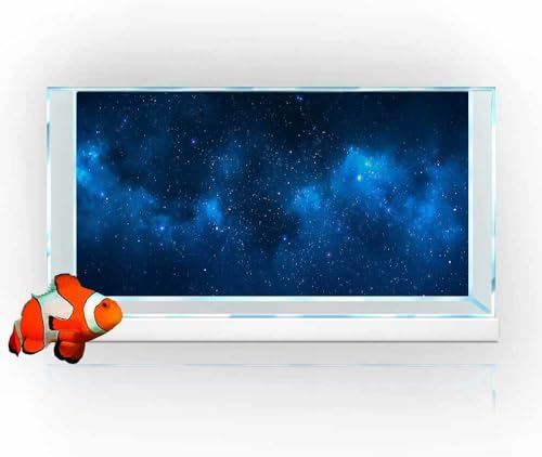 30X12IN Starry Aquarium Background (Star / 30X12in/75X30cm)