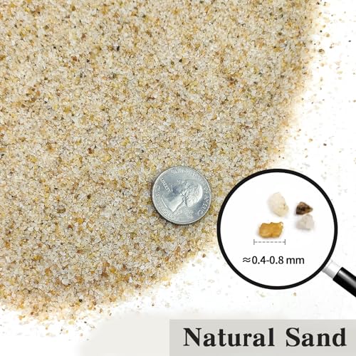 5 lbs Aquarium Sand (Beige / 5 LB)