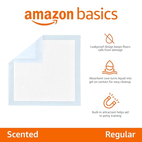Scented Dog and Puppy Potty Training Pee Pads (100 Count / Regular (22"×22"))
