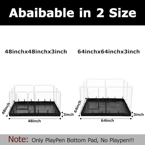 Square Playpen Bottom Pad for 32'' Width 8 Panel Pen (8-Panels 31.3"W)