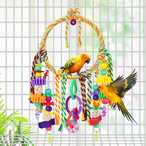 Bird Swing Toy with Perches