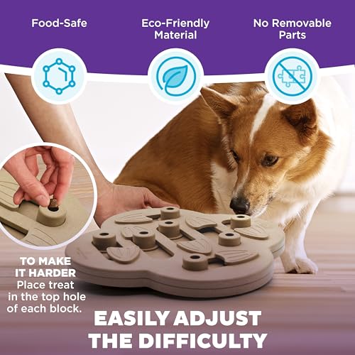 by Nina Ottosson Dog Hide N' Slide Treat Puzzle Enrichment Toy