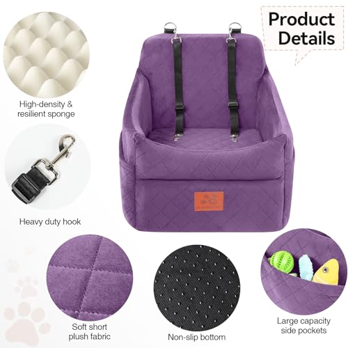 Dog Car Seat for Small (Purple)