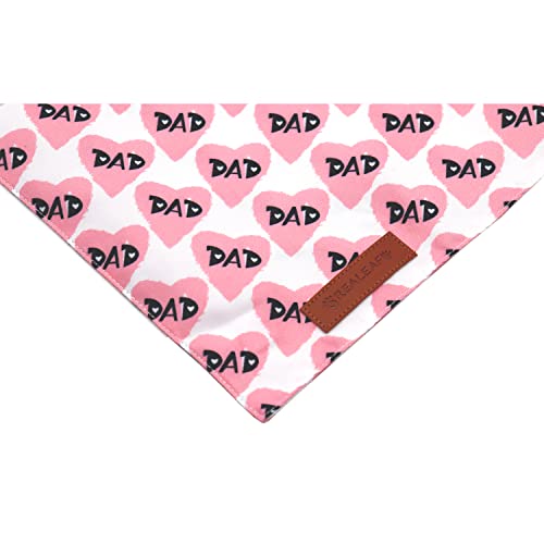 Fathers Day Dog Bandanas 2 Pack (Fathers Day / Small)