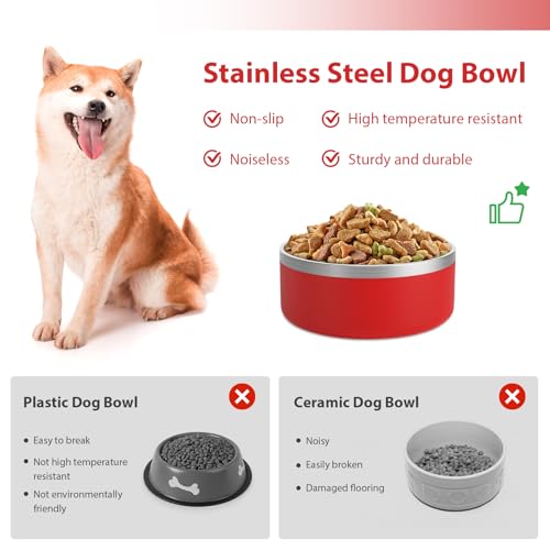 Stainless Steel Dog Bowls for Large Dogs