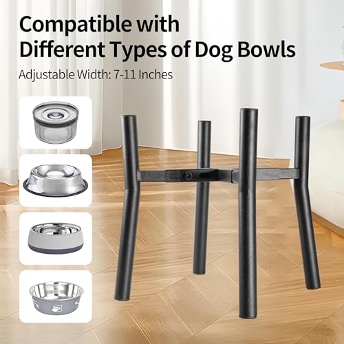 Lifted Dog Bowl Stand (Middle-HIGH-10IN)