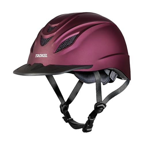 Intrepid Saddle Horse Riding Helmet (Medium / Mulberry)