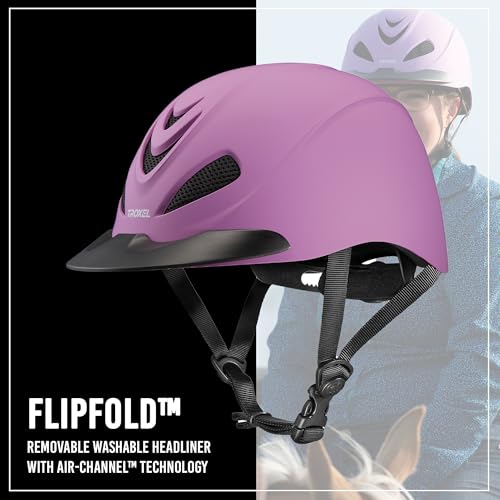 Liberty Ultralight Horse Riding Helmet (Lilac Duratec / Small (6-5/8 - 7))