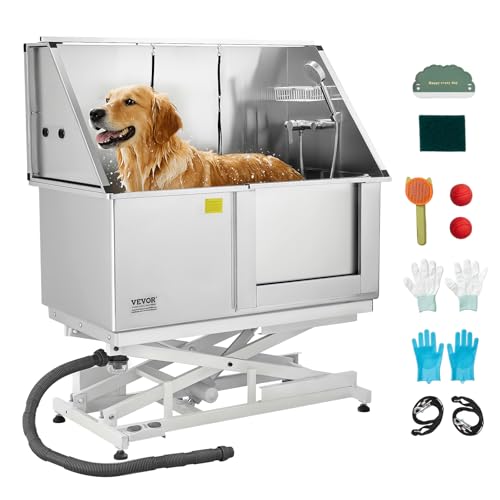 Electric Lift Dog Washing Station (Electric Right Door / 50 inch)